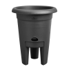 elho Aardbeienpot 33cm zwart – stijlvolle kweekpot voor aardbeiplanten